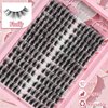 Fluffy Lash Clusters C Curl False Eyelashes Left & Right Cluster Eyelash Extensions 182 PCS Natural Individual Lashes 3D Wispy Lash Clusters 12-16mm DIY At Home Beginner Friendly, by Anforlin
