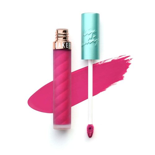 Beauty Bakerie Lip Whip Liquid Lipstick for Women, Hydrating Moisturizer Lip Gloss Lip Tint, Long Lasting Waterproof Lip Stain Matte or Metallic, 3.5mL, Sakura Delight