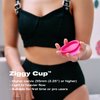 Intimina Ziggy Cup – Extra-Thin Reusable Menstrual Cup with Flat-fit Design