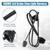 uxcell Third Brake Light Wire Harness for Jeep Wrangler JK 2/4 Door 2007-2018 18AWG 3rd Center High Mounted Stop Lamp Harness Extension No.68048581AA/55397243AA/55397217AC/55397217AJ