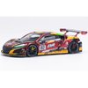 NSX GT3 EVO22#02 Red Metallic EVA RT Production Model-02 1/64 Diecast Model Car by Pop Race PR640108