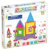 Tinamiri SUPERMAG - House 55 | Educational Construction Fun | 55 Piece Set | Europe-Made | STEM | Toy Magnetic Building Sets | Magnet Toys | Supermag 0663