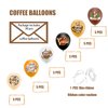 30 PCS Coffee Balloons, 6 Styles of Coffee Themed Balloons for Coffee Party Supplies Coffee Birthday Party Decorations