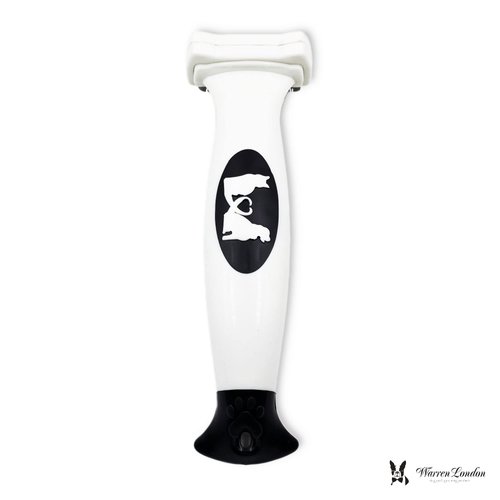 Deshedding Dog Brush by Warren London | Stainless Steel Deshedding Tool | Short Hair - Small