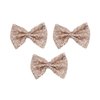 Lofruiin Girl's Lovely Fashion Bow Hairpin Sequins Hair Clip for Daily Life Travel Party Festivals (Dark Purple)
