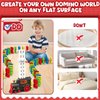 Christmas Dominos Train Toys for Kids 3-5 - 120PCS Dominos Stem Montessori Toy 3 4 5 6 7 8 Year Old Boy Girl Birthday Gifts Boys Toys Age 4-6 Stocking Stuffers Presents Gift for Autistic Kid Ages 4-8