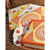 Tally-Ho Autumn Circle Back Playing Cards, Orange