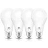 ENERGETIC SMARTER LIGHTING Dimmable A21 LED Bulb, 150 Watt Equivalent, Cool White 4000K, 2600LM, UL Listed, E26 Standard Base, Damp Rated, Super Bright Light Bulbs, 4 Pack