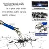 RCMYou Drive Shaft CVD Axles & Center Driveshaft High Speed Support Upgrades Part for 1/10 Arrma Senton Granite 3s Blx & Mega550,Vorteks 4x4 3S BLX,4Pcs Front Rear Driveshafts,Navy Blue