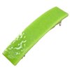 Stained Glass Barrette - Small 2.5" 65mm - Spring Green Lime Leaf Bright Green Slide Clip Hair Accessories