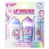 Lip Smacker Magical Frappe Collection 3 Pack Beverage Lip Balm- Unicorn & Mermaid Unicorn Delight/Mermaid Magic