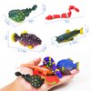 YiliUsAnwU 10Pcs Sea Animal Figurines Bath Toys, Color Changing Toys Stretchy Toys, Ocean Fish Toys Fish Statue, for Kids 3+,for Themed Parties,Cake Topper,Goodie Bag Fillers,Classroom Rewards