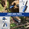 WORKPRO Multitool-11 in 1 Multitool Pliers with Pocket Clip and Sheath-EDC Multi Tool Knives with Safety Lock-Camping Tools Pocket Knife with Screwdriver Saw Blade Wire Cutter and Bottle Opener-Blue