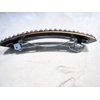 Generic Metallic gold and silver hand painted crystal hair clip clamp barrette