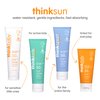 Thinksport Mineral Sunscreen, SPF 50 Clear Zinc Oxide Sunscreen, 6 Fl Oz, Water Resistant Reef Safe Sunscreen, Broad Spectrum UVA/UVB Sun Screen