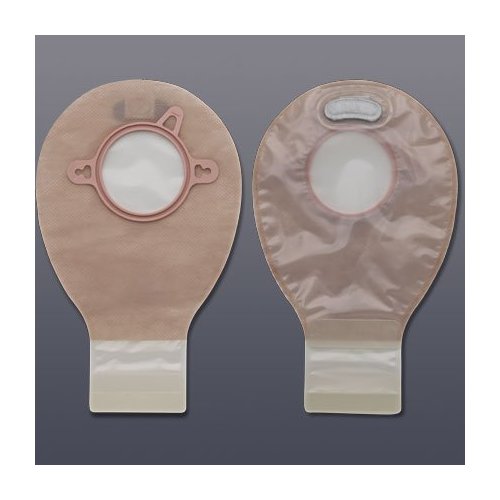 New Image Drainable 7"L 2pc System Ostomy Pouch 1.75" 18292, 20 Ct