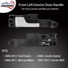 ATRACYPART Interior Door Handle Front Left Driver Side - for 2006-2012 Ford Fusion 2007-2012 Lincoln MKZ 2006 Lincoln Zephyr 2006-2011 Mercury Milan - Replaces # 6E5Z-5422601-A, 6E5Z5422601A