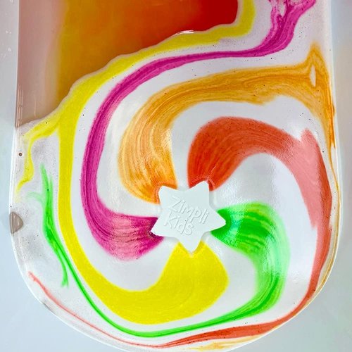 Zimpli Kids Star Bath Bomb, Rainbow Colours