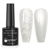SUPWEE Pearl Shell Gel Polish Nail Mermaid Gel Nail Polish White Pearlescent Gel Nail Polish Shell Thread Glitter Gel Polish 10ML Shimmer Mermaid Soak Off UV LED Gel