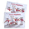 Marshmallow Snowmen Holiday Card Pack / 25 Seasonal Greeting Cards Including Envelopes/Whimsical Winter Happiness Food Design And Joyful Wishes Note