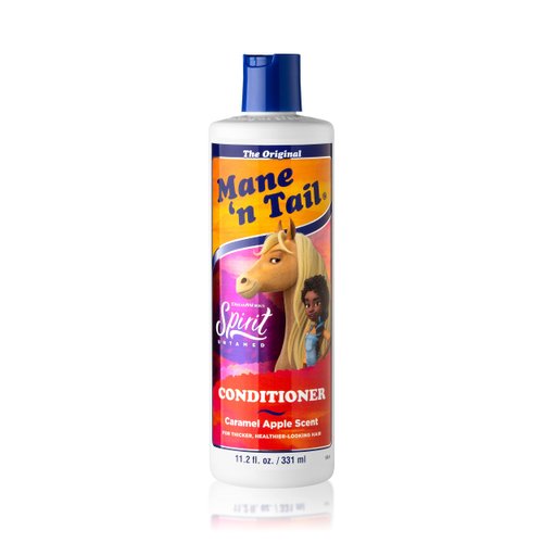 Mane 'n Tail Spirit Untamed Conditioner – Caramel Apple Scented, Gentle Leave-In Conditioner for Silky, Shiny Hair (11.2 oz)