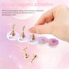 ANGNYA Nail Stand for Press on,2 Set Aurora Nail Holder for Painting Nails Press on Nail Stands Fake Nail Stand with 96 Pcs Reusable Sticky Putty for Nail Art Display Home & Salon Use