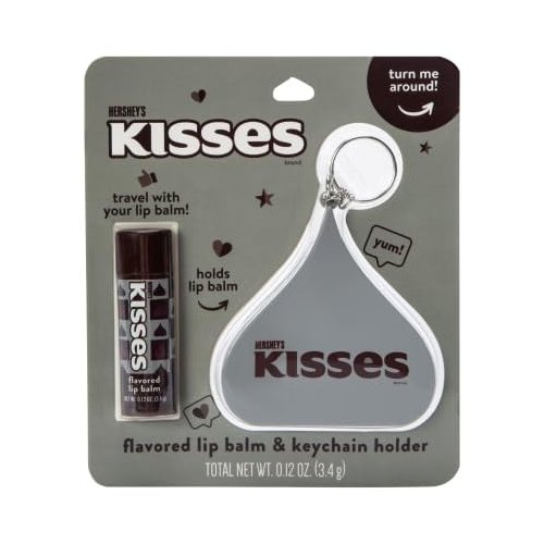 Chocolate Flavored Lip Balm & Keychain 0.12 oz (Pack of 1)