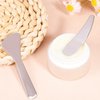 OHPHCALL 2pcs makeup spatula facial skin care products metal spatula beauty spatula skincare spoon beauty scoop facial spatula product spatula cream spoon Stainless steel make up