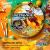 Treasures Gifted Officially Licensed BEYBLADE BURST Party Supplies - 7in Dessert BEYBLADE Plates 16ct - BEYBLADE Birthday Party Supplies - BEYBLADE Party Supplies - BEYBLADE Party Plates