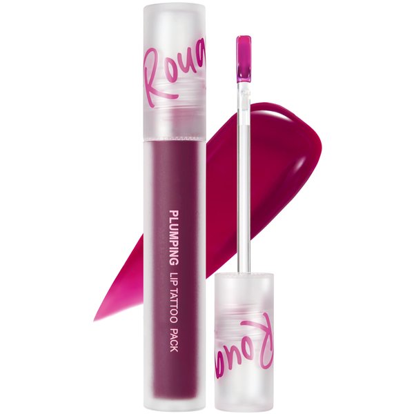 MAXCLINIC Rouge Star Plumping Lip Tattoo (0.17 oz) - 72-HR Long Lasting Waterproof Peel Off Lip Stain - Extreme Lip Plumper Transfer-Proof, Non -Sticky Hydrating Matte Lip Tint Tattoo (Plum Berry)