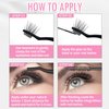 144Pcs Loose Cluster Lashes C Curl 14mm Lash Clusters DIY Eyelash Extensions Mega Volume Individual Lashes Eyelash Clusters Extensions