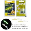 THKFISH Fishing Glow Sticks Rod Tip Glow Sticks Fishing Rod Floats Glow Sticks Fishing Rod Night Fishing Light Fishing Green Fluorescent Light 20pcs(10bags) #L