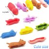 Dshengoo 36pcs Finger Slingshot Catapult Animal Toys,Flick Stretchable Rubber Animals,Flying Stretchy Animals as Slingshot Chicken for Festivals,Party Favors,Flying Games,Thanksgiving,Christmas