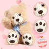 Tezituor 24 Inch Teddy Bear Stuffed Animal, Big Teddy Bear Plush Toys with Scarf, Cute Brown Teddy Bear for Girlfriend Kids