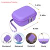 Elonbo Carrying Case for Bitzee Disney/Bitzee Magicals/Bitzee Interactive Toy Digital Pet, Bitzee Digital Pet Interactive Toy Storage Bag, Electronic Pets Toys Travel Cover Organizer Holder, Purple