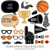 Big Dot of Happiness Nothin' but Net - Basketball Photo Booth Props Kit - 20 Count