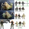 Fycooler US Army Men and SWAT Team Toy Soldiers Action Figures Playset with Military Weapons Accessories,Military Soldier Playset Military Figures Army Men Soldiers Toy for Kids Boys Gift,12Pcs
