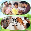 Lenwen 6 Pcs Christmas Hand Puppets Bulk for Kids with Working Mouth 10 Inches Plush Animal Hand Puppet Toddler Plush Toys for Children Adult Xmas Birthday Party Favors Gifts(Farm Animal)