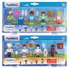 Playkidiz 8 Toy Figures & Playsets, 2 Inch Play Peoples Set, Early Development Family Figurines for Kids, Pretend Play Toys for Children 3+ (23Pcs)