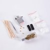500Pcs Flint Refills & 10Pcs Cotton Balls & 1Pcs Tweezers & 8Pcs Cotton Balls & 4Pcs Spring Tips & 2Pcs Leather Pad, Replacement Flints for Lighters, Flint Stone for Petrol Gas Fluid Lighter