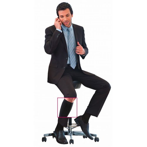 mediven for Men Classic, 8-15 mmHg, Calf High Compression Stockings, Closed Toe