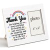 Zauly Thank You Gift for Teacher Wood Picture Frame, Teacher Appreciation Gifts Picture Frames, 4 x 6 Inch Photo