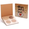 LIFUS Highlighter Palette，Highlighter Makeup Palette, Glow Bronzer Highlighter Powder Kit,Face illuminator makeup palette