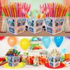 80s Bucket Centerpiece, 8Pcs 90s Tape Radio Party Supplies, 90s Theme Birthday Party Decoration Tape Radio Table Decor, Retro Hip Hop Disco Pop Music Party