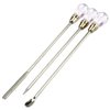 Beaute Galleria 3 Pieces Nail Art Stirring Rod DIY Tools Spoon Spatula Needle Stick for Powder Liquid Glue Rhinestone Acrylic UV Gel Mixing Manicure Accessories