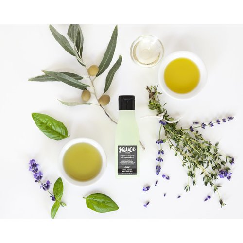 SAUCE BEAUTY Intense Repair Olive Oil Treatment - Hair Oil for Curly Hair w/Olive, Thyme & Basil Oils - 2 Fl Oz Hair Oil for Damaged Hair & Split Ends (EVOO)