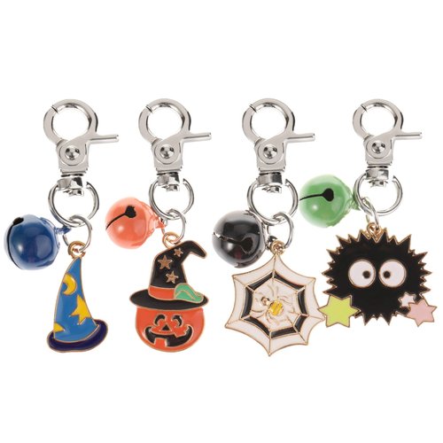 4 Pack Halloween Cat Collar Bells,Training Charm Pendants Jewelry for Pet Dog Cat Necklace Collar