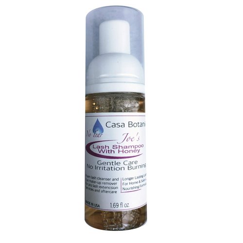 Casa Botanica 1.69oz EYE LASH SHAMPOO WITH HONEY Foaming Cleanser MAKEUP REMOVER