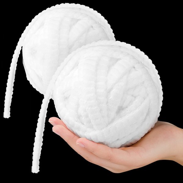 2 Rolls Tubular Bandage Elastic Net Wound Dressing Stretch Dressing Retainer Tubular Elastic Gauze Bandage for Wound Arm, Without The Use of Adhesive Tape (Size 1/0.59 Inch x 16.4 Yard Stretched)
