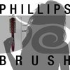 Phillips Brush Mini Monster Vent 6 Professional Hair Brush (2” Diameter Barrel) - Vented Blowout Hairbrush with Nylon Reinforced Boar Hair Bristles, Beech Wood Handle with Rubber Grip